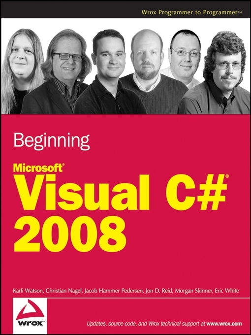 Cover image for Beginning Microsoft Visual C# 2008